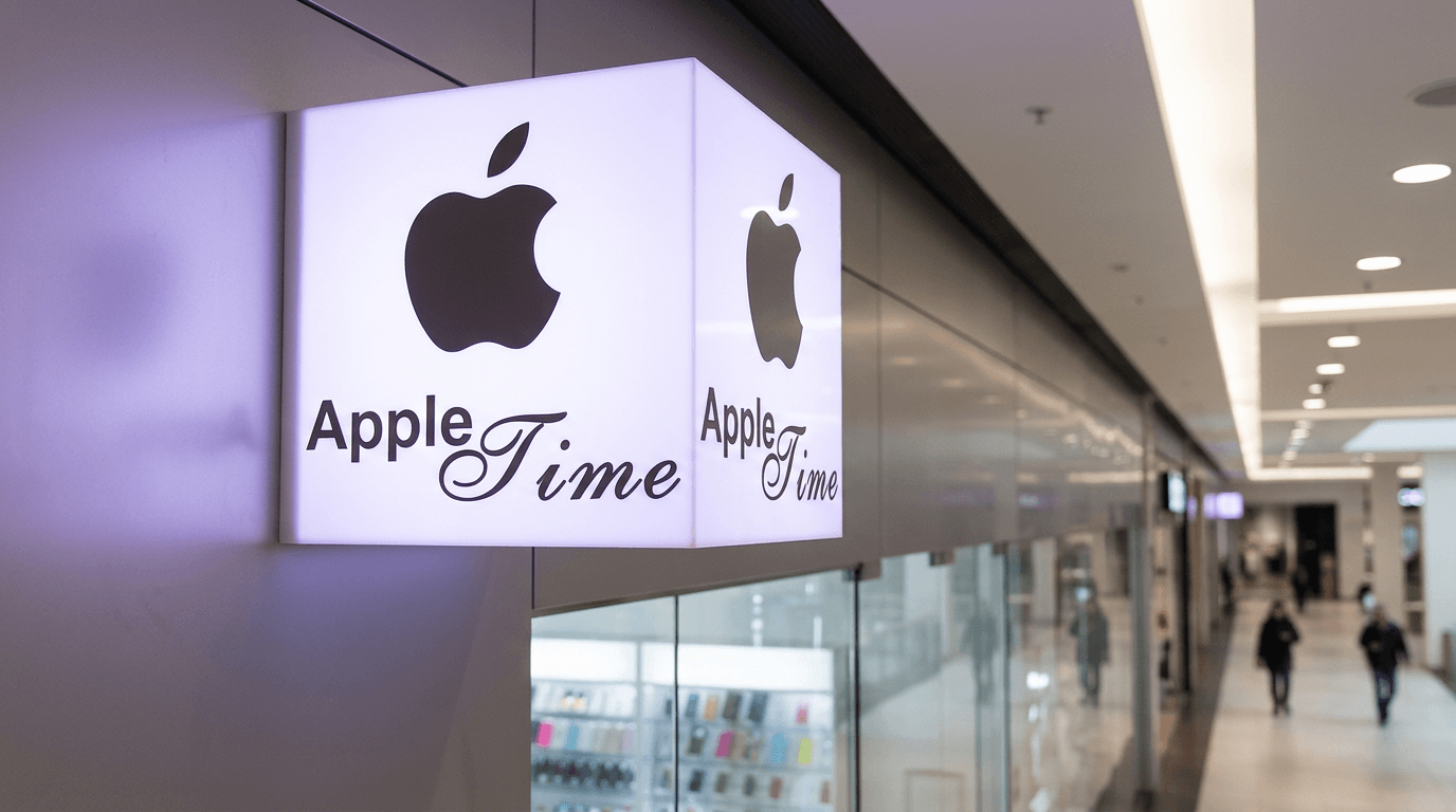 Световой лайтбокс Apple Time